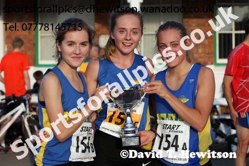 Senior womens Durham City Cross Country Relays. Photo: David T. Hewitson/Sports for All Pics